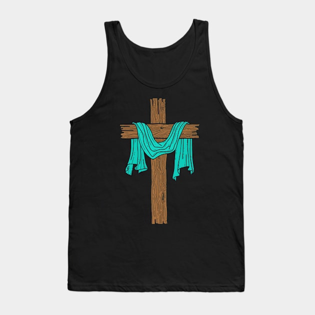 Wooden cross Tank Top by Reformer